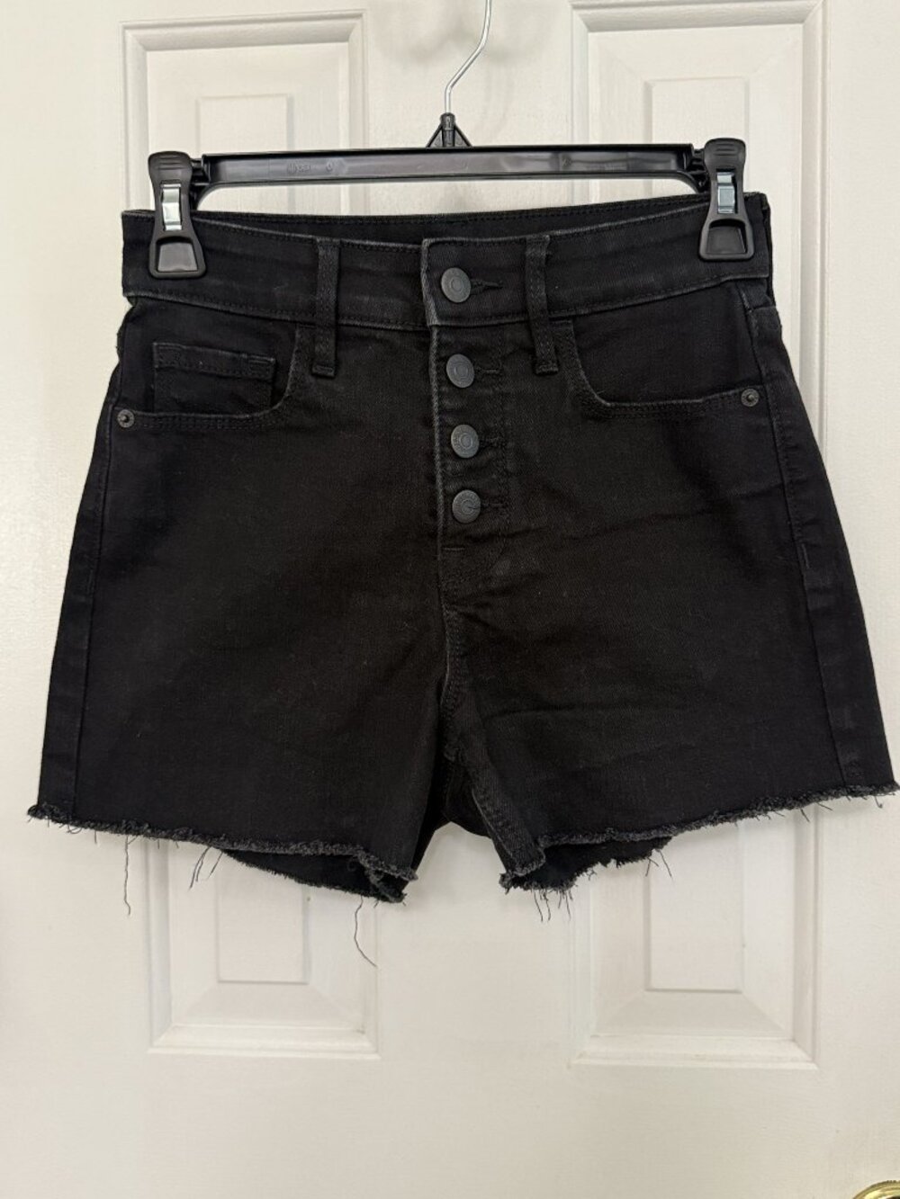 Old Navy High-Rise Button-Fly Denim Shorts | Size 0